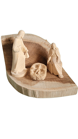 Presépio Sagrada Família - 7,2 cm - 3 peças