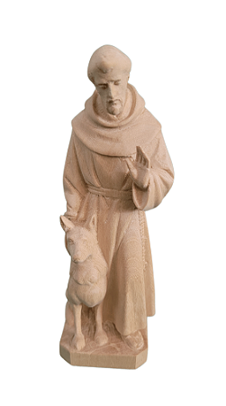 São Francisco com Lobo - 13 cm - Natural.