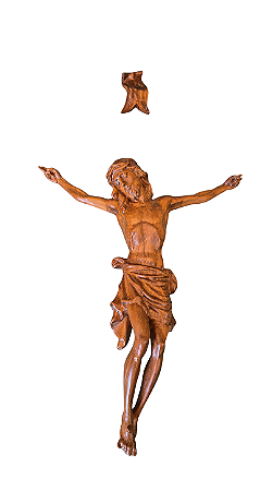 Corpo de Cristo - 21,5 cm - Escurecido.