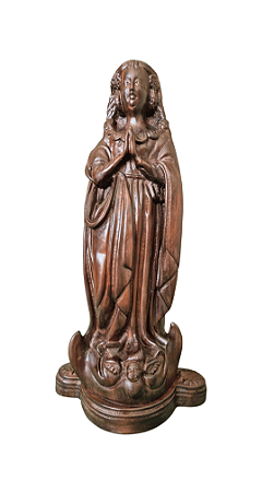 Nossa Senhora Aparecida Facsimile - 38 cm - Escurecida