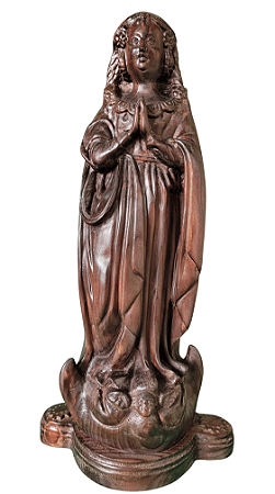 Nossa Senhora Aparecida Facsimile - 38 cm - Escurecida