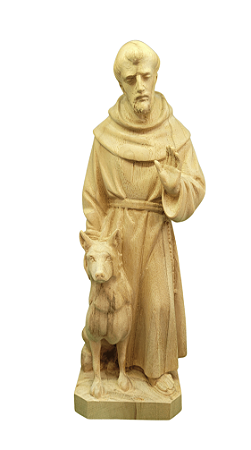 São Francisco com Lobo - 26,5 cm - Natural