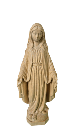 Nossa Senhora Das Graças - 15 cm - Natural.