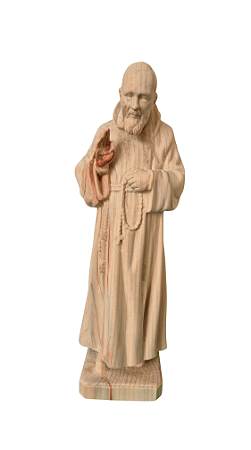 Padre Pio - 40 cm - Natural.