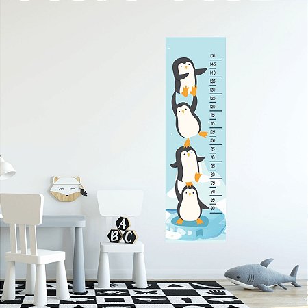 RÉGUA MEDIDORA INFANTIL PINGUIM