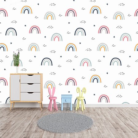 ADESIVO INFANTIL ARCO ÍRIS