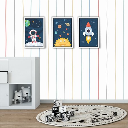 QUADRO TRIO ASTRONAUTA - Gabriela