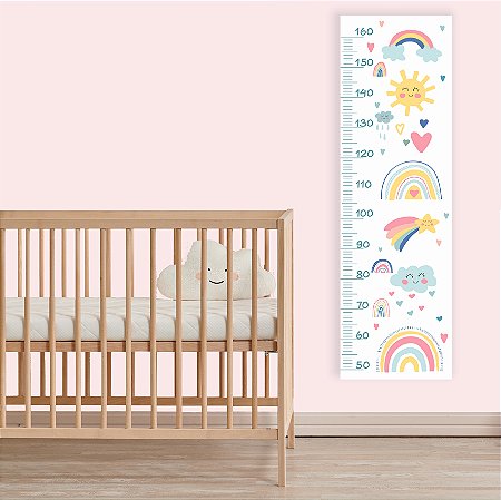 Régua de Crescimento Céu Colorido