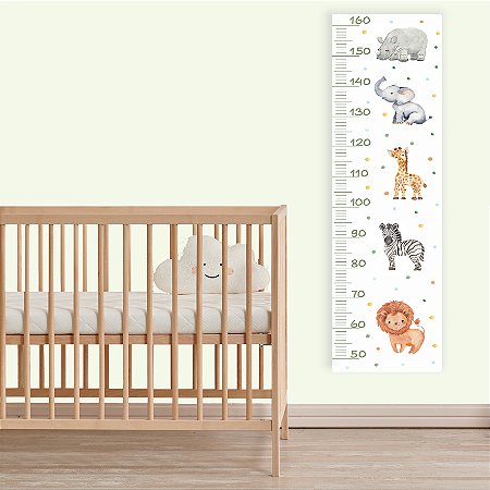 Régua de Crescimento Safari