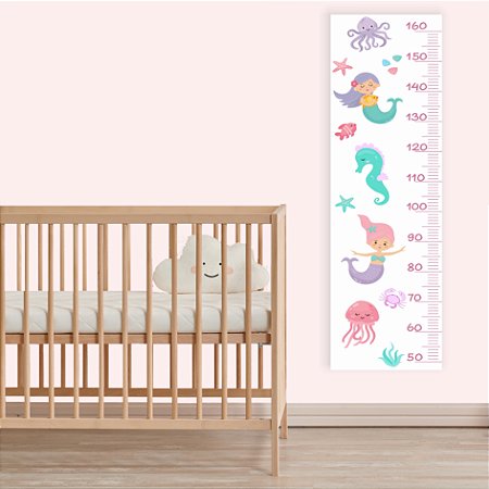 Régua de Crescimento Sereias