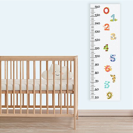 Régua de Crescimento Numerais