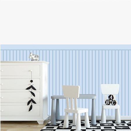 Adesivo Ripado Fino Azul