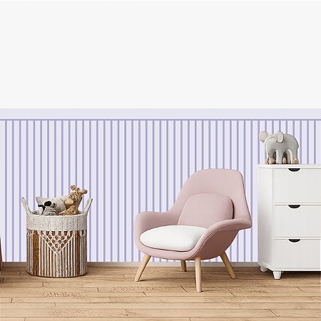 Adesivo Ripado Fino Lavanda