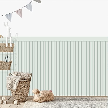 Adesivo Ripado Fino Verde