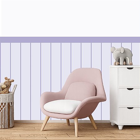 Adesivo Ripado Largo Lavanda