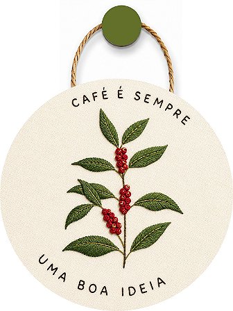 Plaquinha Decorativa MDF - Café, uma Boa Ideia!