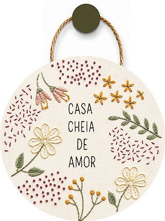 Plaquinha Decorativa MDF - Casa Cheia