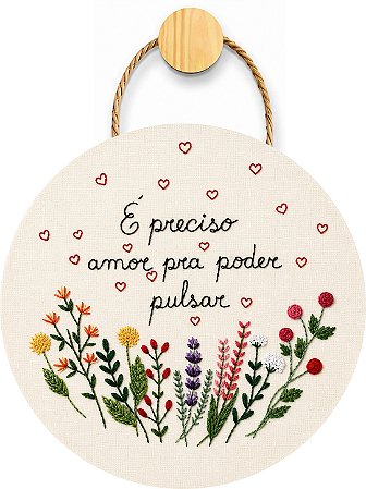 Plaquinha Decorativa MDF - É preciso Amor!