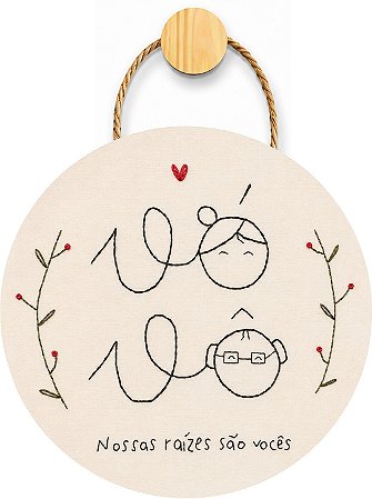 Plaquinha Decorativa MDF - Vó & Vô
