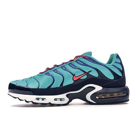 Tênis Nike Air Max Plus Tn- Azul Claro com Vermelho Unissex | IMPORTADOS BR  - Importados Br - Preço Baixo é Aqui