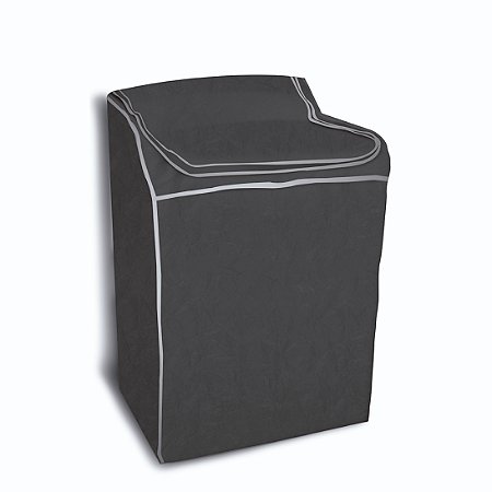 Capa Para Máquina De Lavar Roupas Flanelada Pequena Cinza