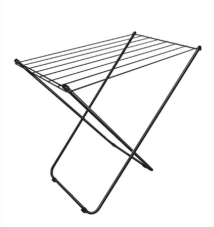 Varal De Chão Resistente em Aço Linha Black Sem Abas