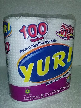 Papel toalha 2 rolos Yuri