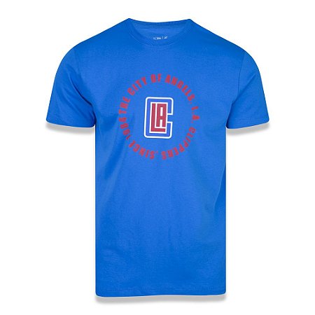 Camiseta New Era Los Angeles Clippers NBA Team Circle Azul