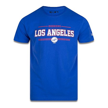 Camiseta New Era Los Angeles Dodgers MLB College City Azul