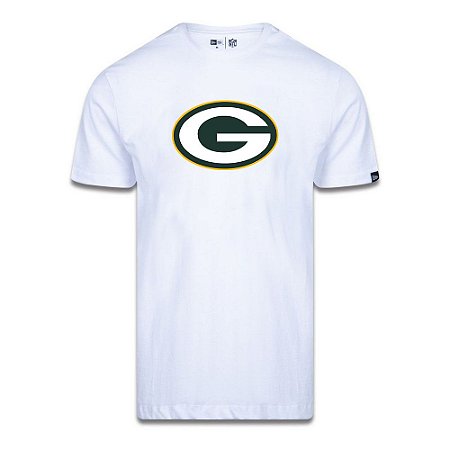 Camiseta New Era Green Bay Packers Basic Logo Branco