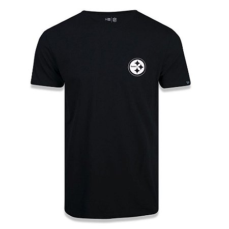 Camiseta New Era Pittsburgh Steelers NFL Black Pack Preto