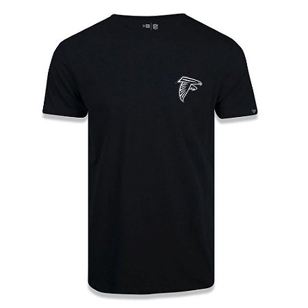 Camiseta New Era Atlanta Falcons NFL Black Pack Preto