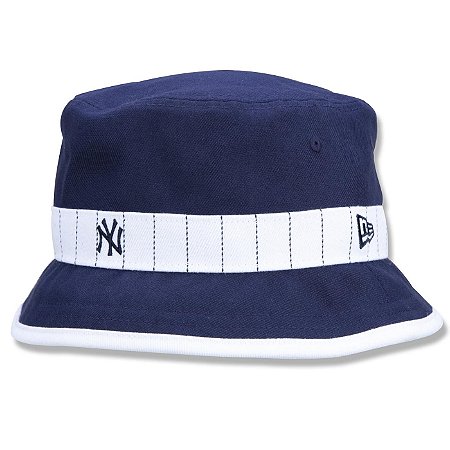 Chapéu Bucket New Era New York Yankees MLB Core Stripe