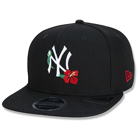 Boné New Era New York Yankees 950 Hawaii Vibes Flower Preto