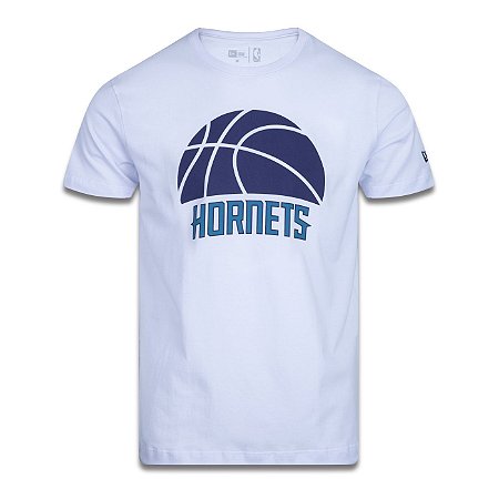 Camiseta New Era Charlotte Hornets NBA Core Ball Branca