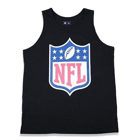 Regata NFL Logo Basic Preta - New Era