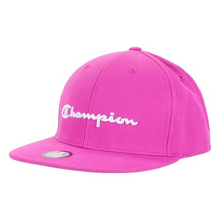 Boné Champion Snapback BB Hat Aba Reta Rosa