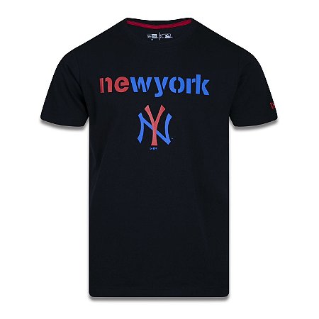 Camiseta New Era New York Yankees MLB Have Fun Preto