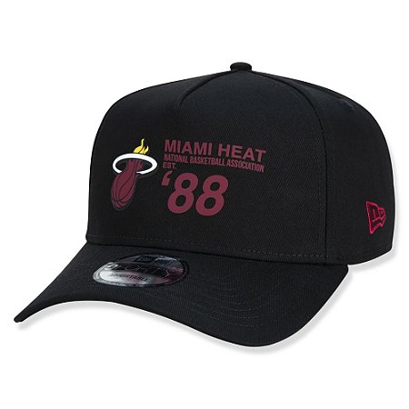 Boné New Era Miami Heat 940 A-Frame NBA Urban Tech Aba Curva