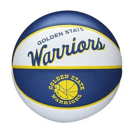 Mini Bola de Basquete Wilson Golden State Warriors NBA Retro