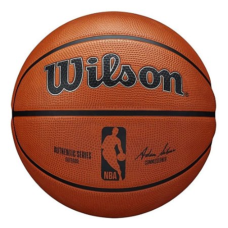 Bola de Basquete Wilson Nba Authentic Séries Outdoor #6 - Marrom