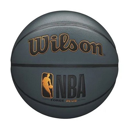 Bola de Basquete Wilson NBA Forge Plus Cinza Escuro 7
