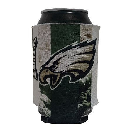 Porta Latinhas Neoprene Philadelphia Eagles NFL Verde