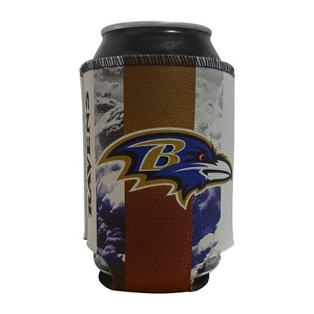 Porta Latinhas Neoprene Baltimore Ravens NFL Roxo