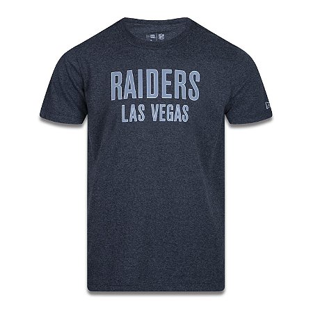 Camiseta New Era Las Vegas Raiders NFL Core Simple Chumbo