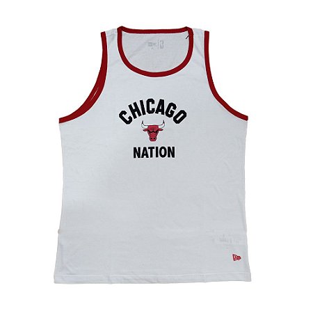 Regata New Era Chicago Bulls NBA Have Fun Slogan Branco