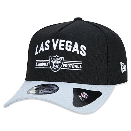 Boné New Era Las Vegas Raiders 940 A-Frame Core Foot Preto