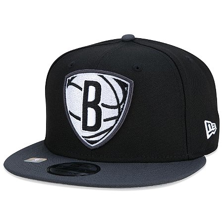 Boné New Era Brooklyn Nets 950 NBA Draft 2021 Aba Reta Preto