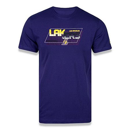 Camiseta NBA Los Angeles Lakers Basquete Roxo