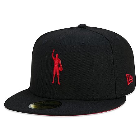 Boné New Era Chicago Bulls NBA Compound 5950 59Fifty Preto